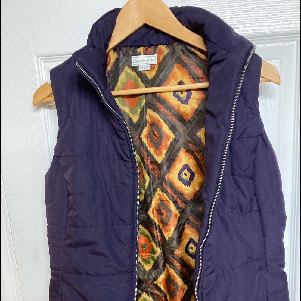 Ladies purple vest
